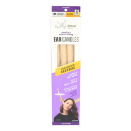 Wally’s Natural Beeswax Ear Candles, Lavender,  4 Pack