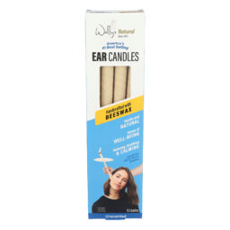 Wally’s Natural Beeswax Ear Candles, Unscented,  12 Pack