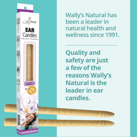 Wally's Natural Ear Candles - Beeswax, Lavender - 2pk - Image 5