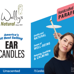 Wally’s Natural Paraffin Ear Candles, Unscented,  75 Pack
