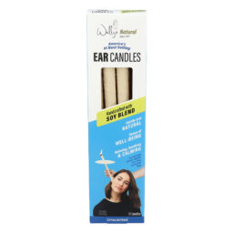 Wally’s Natural Soy Ear Candles, Unscented,  12 Pack