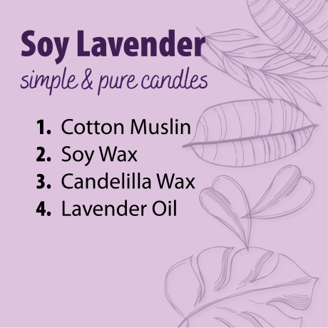 Wally's Natural Ear Candles - Soy, Lavender - 4pk - Image 4