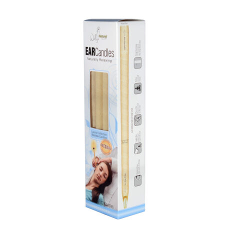 12 Pack Beeswax Ear Candle – Unscented  
