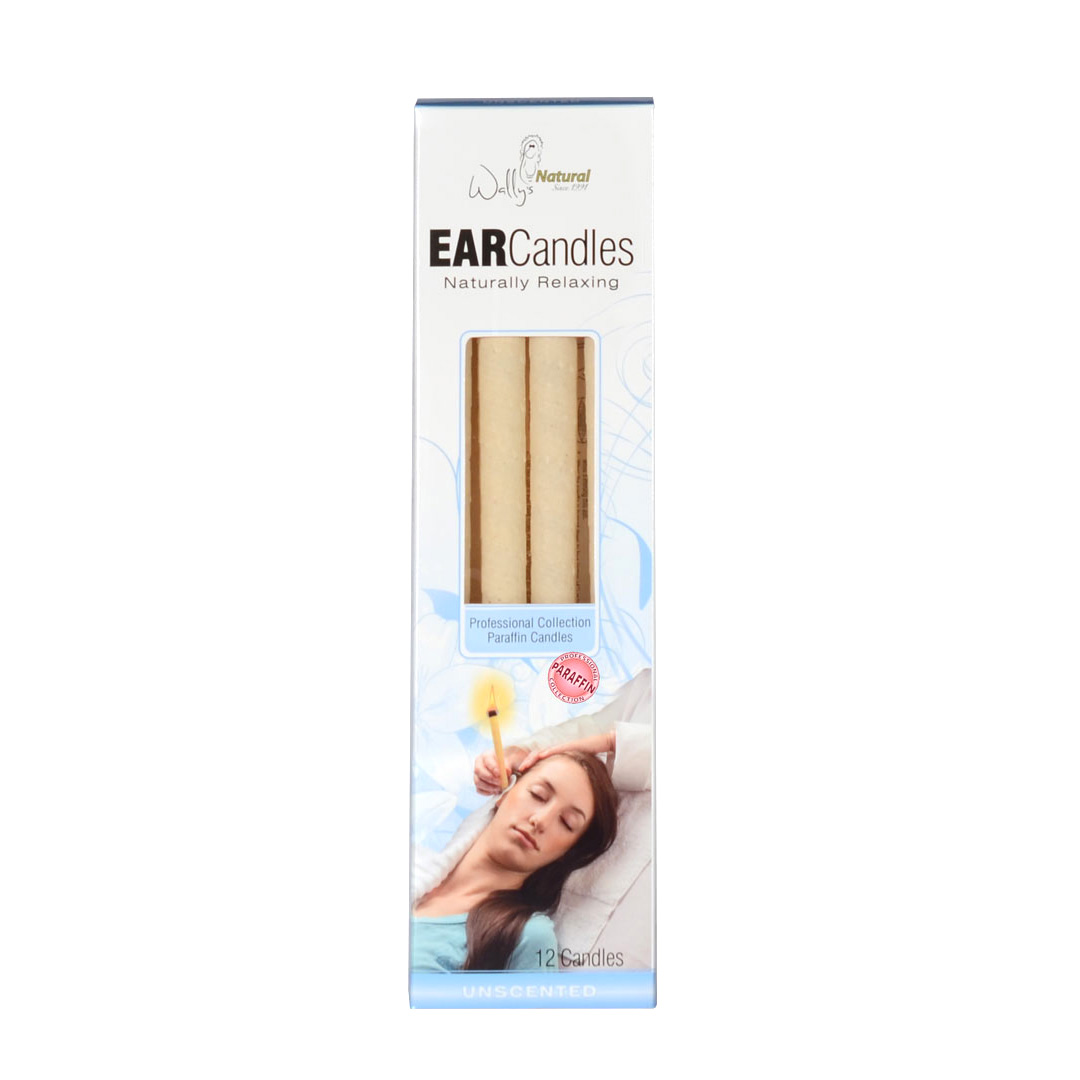 Wally’s Natural Ear Candles Paraffin, Unscented 12pk Wally's Natural