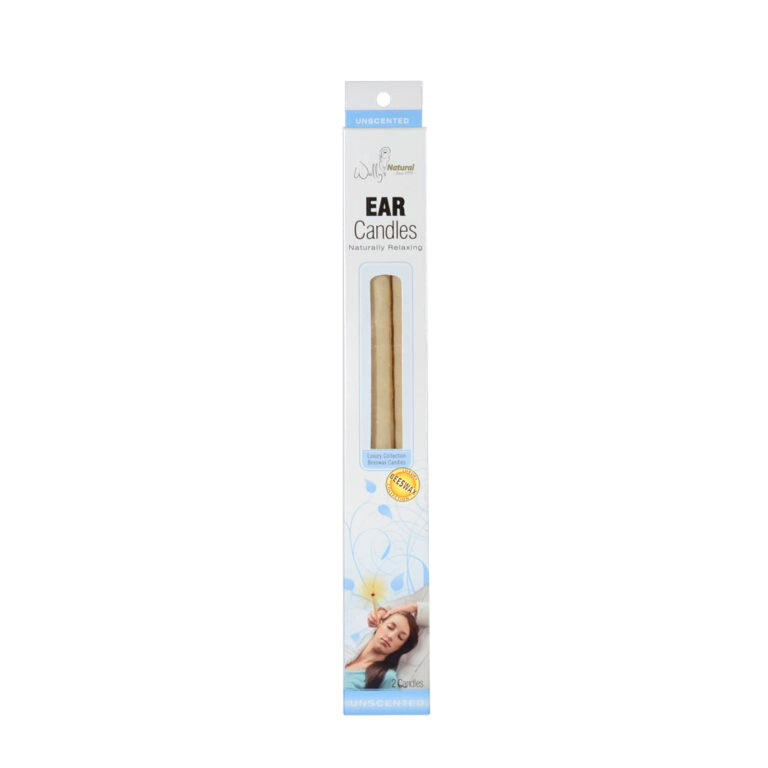 2 Pack Beeswax Ear Candle Unscented Wally's Natural