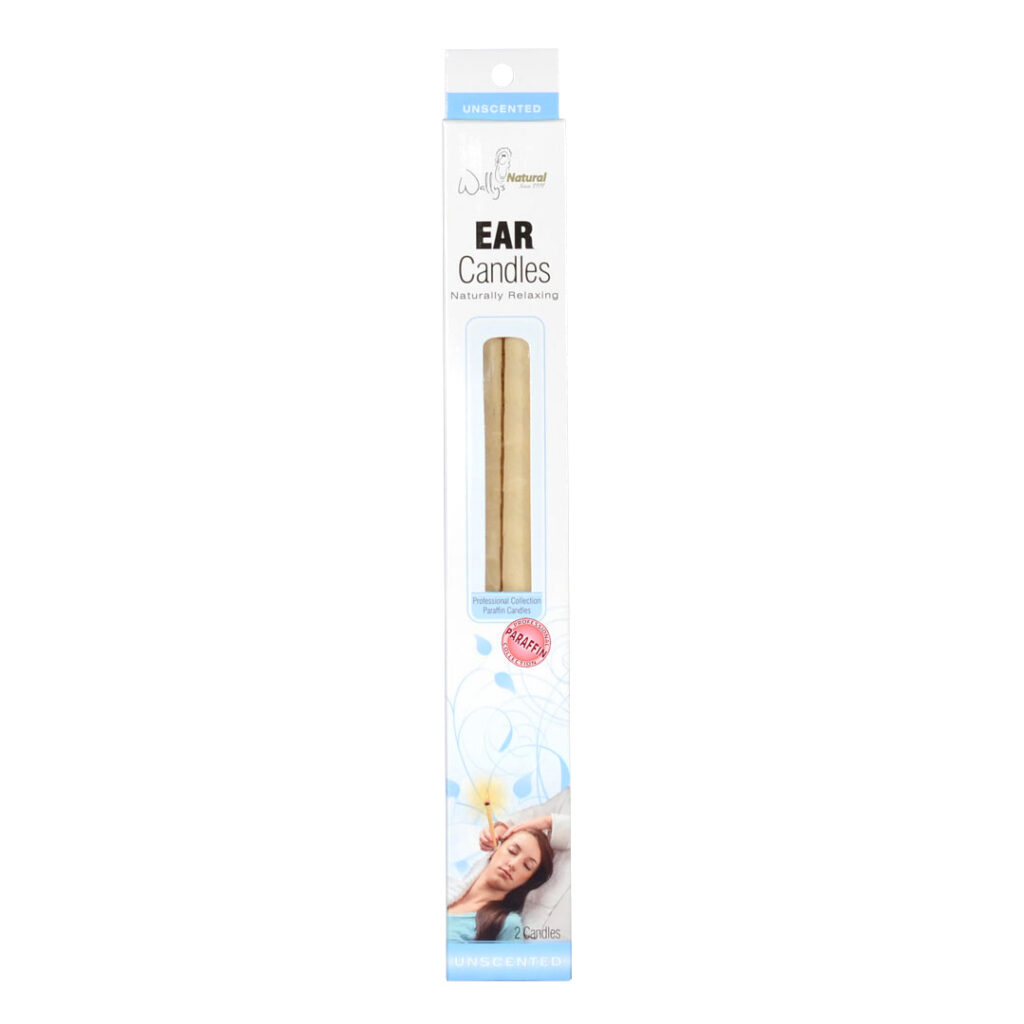 2 Pack Paraffin Ear Candle Unscented Wally's Natural