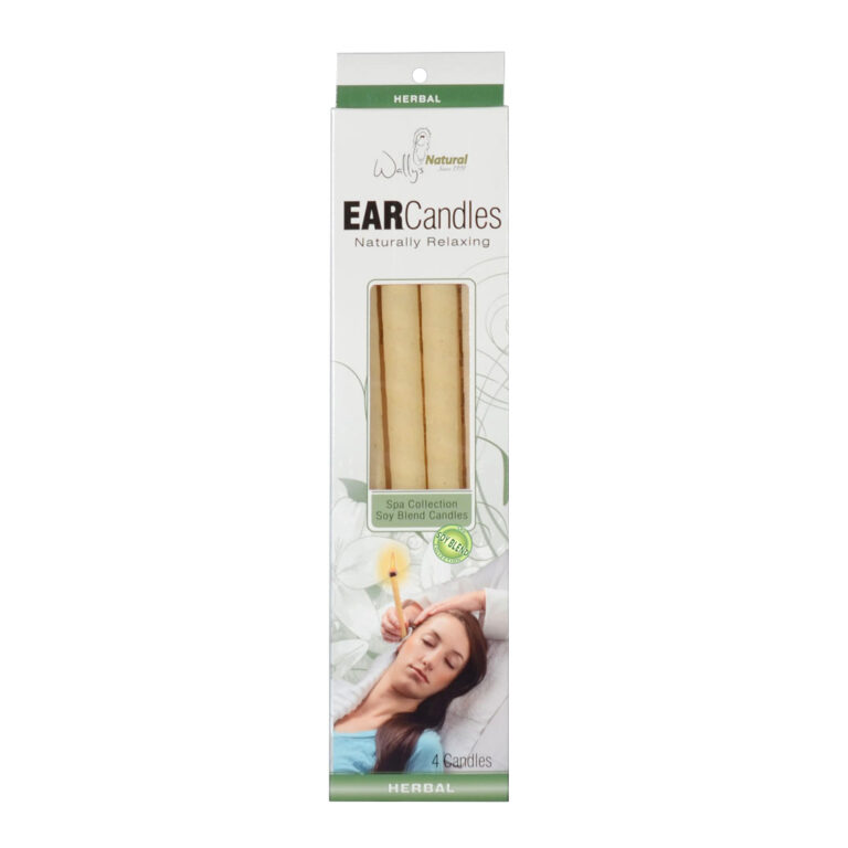 Wally's Natural Ear Candles Soy, Herbal 4pk Wally's Natural