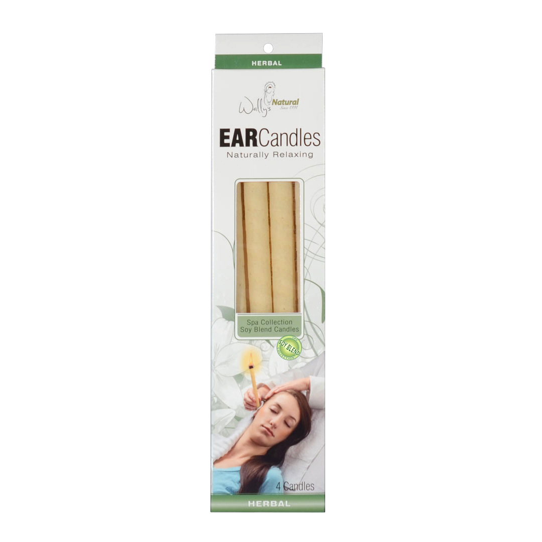 4 Pack Soy Blend Ear Candle Herbal Wally's Natural