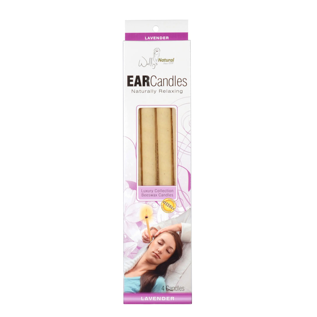 Wally’s Natural Ear Candles Beeswax, Lavender 4pk Wally's Natural