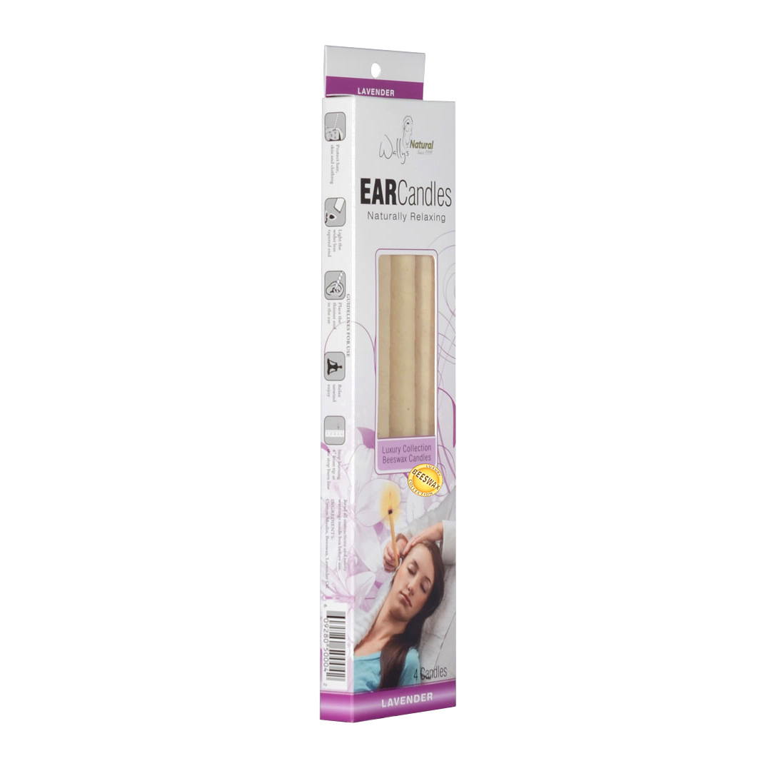 Wally’s Natural Ear Candles Beeswax, Lavender 4pk Wally's Natural