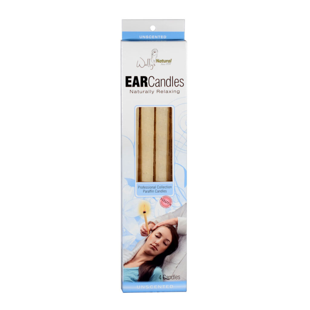 2 Pack Beeswax Ear Candle Unscented Wally's Natural