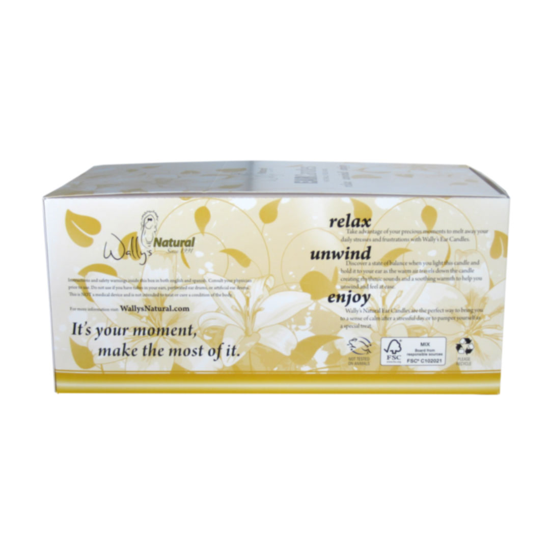 Wally’s Natural Ear Candles Beeswax, Unscented — 75pk Wally's Natural