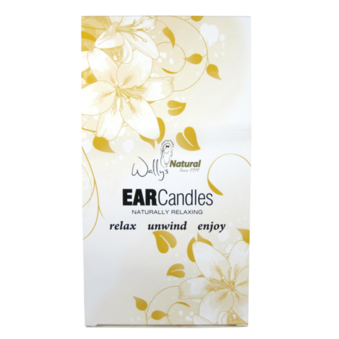 75 Pack Beeswax Ear Candle Lavender Wally's Natural