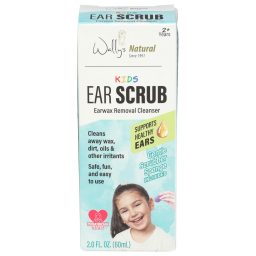 Wally's Natural Kids Ear Scrub — for Kids Ages 2+ — 2oz