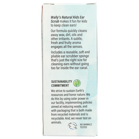 Wally's Natural Kids Ear Scrub — for Kids Ages 2+ — 2oz - Image 3
