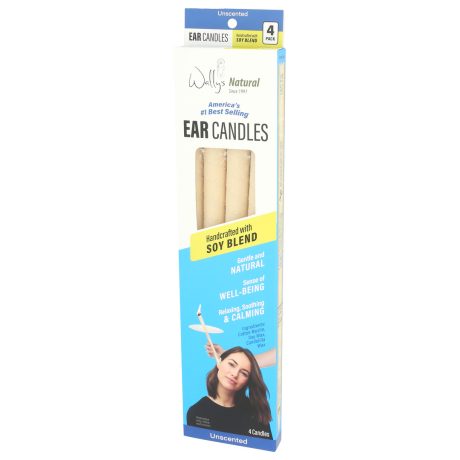 Wally's Natural Ear Candles - Soy, Unscented - 4pk - Image 7