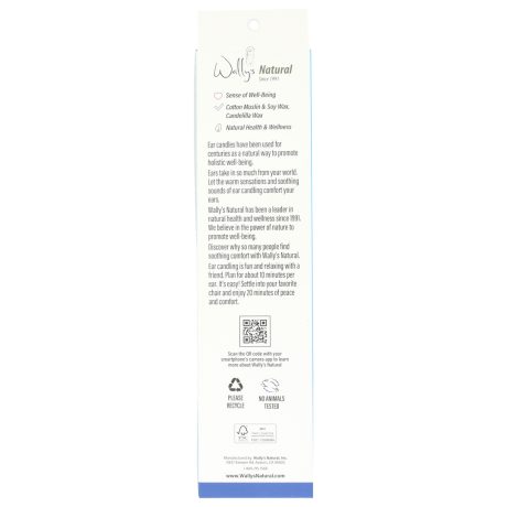 Wally's Natural Ear Candles - Soy, Unscented - 4pk - Image 9