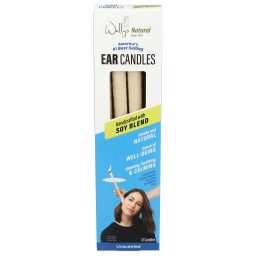 Wally's Natural Ear Candles - Soy, Unscented - 12pk