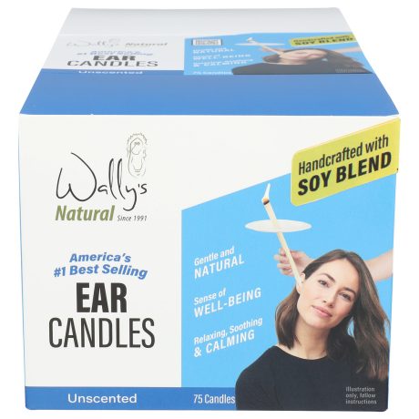 Wally's Natural Ear Candles - Soy, Unscented - 75pk - Image 7