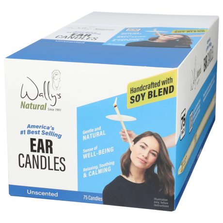 Wally's Natural Ear Candles - Soy, Unscented - 75pk - Image 8