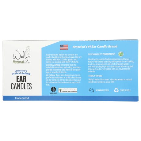 Wally's Natural Ear Candles - Soy, Unscented - 75pk - Image 9