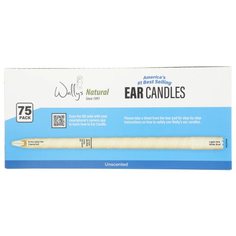 Wally's Natural Ear Candles - Soy, Unscented - 75pk - Image 10