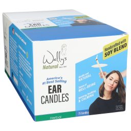 Wally's Natural Ear Candles - Soy, Herbal - 75pk