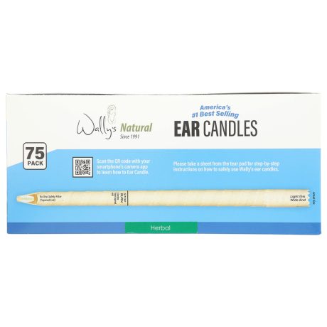 Wally's Natural Ear Candles - Soy, Herbal - 75pk - Image 9