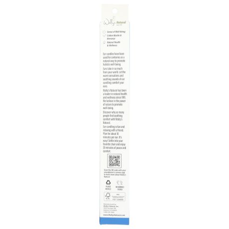 Wally's Natural Ear Candles - Beeswax, Unscented - 2pk - Image 5