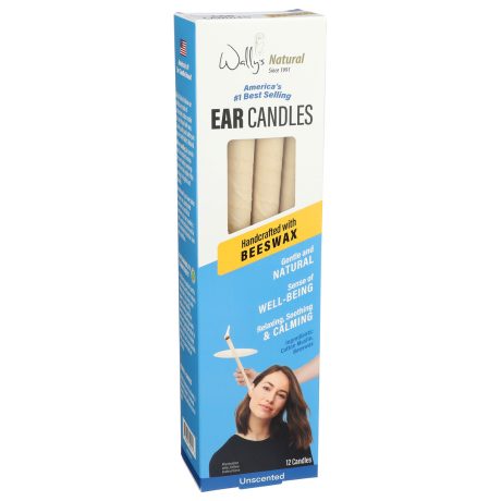 Wally's Natural Ear Candles - Beeswax, Unscented - 12pk - Image 7