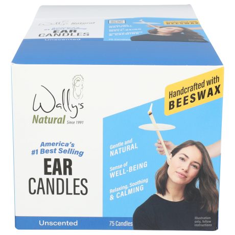 Wally's Natural Ear Candles - Beeswax, Unscented - 75pk - Image 11