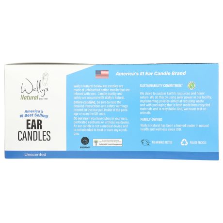 Wally's Natural Ear Candles - Beeswax, Unscented - 75pk - Image 8