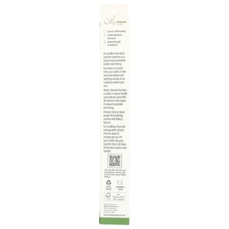 Wally's Natural Ear Candles - Beeswax, Herbal - 2pk - Image 9
