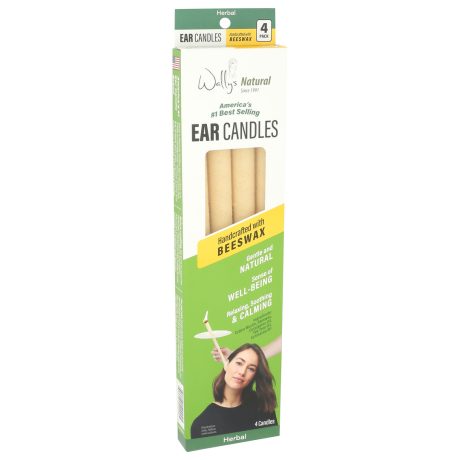 Wally's Natural Ear Candles - Beeswax, Herbal - 4pk - Image 11