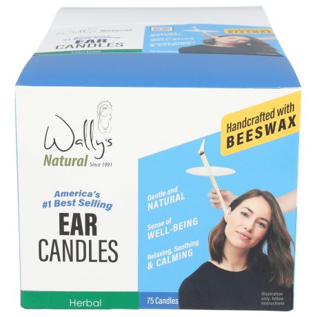 Wally's Natural Ear Candles - Beeswax, Herbal - 75pk - Image 9