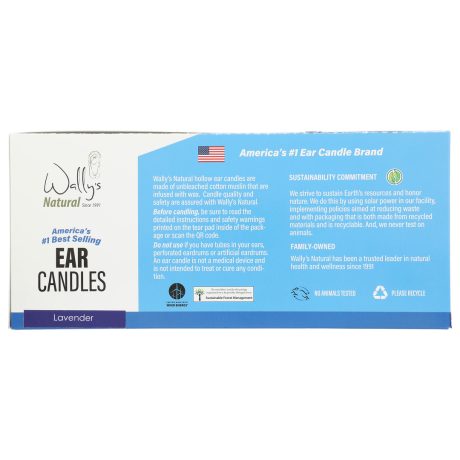 Wally's Natural Ear Candles - Beeswax, Lavender - 75pk - Image 7