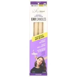 Wally's Natural Ear Candles - Soy, Lavender - 4pk
