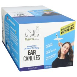 Wally's Natural Ear Candles - Soy, Lavender - 75pk