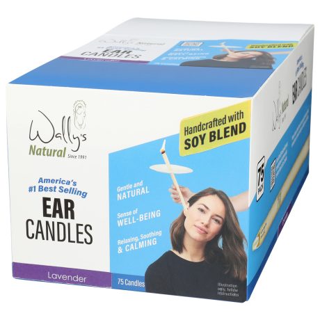 Wally's Natural Ear Candles - Soy, Lavender - 75pk - Image 9