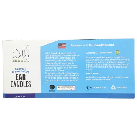 Wally's Natural Ear Candles - Soy, Lavender - 75pk - Image 8