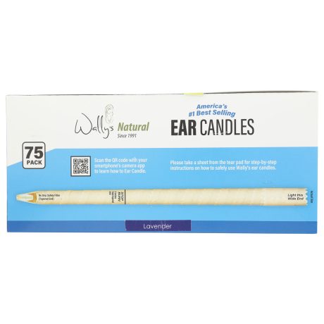 Wally's Natural Ear Candles - Soy, Lavender - 75pk - Image 10