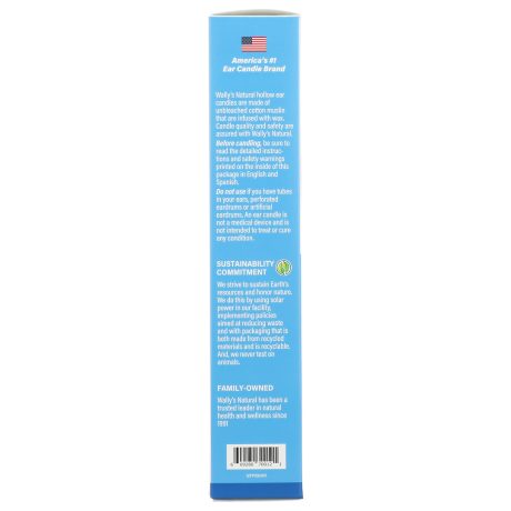Wally's Natural Ear Candles - Paraffin, Unscented - 12pk - Image 7