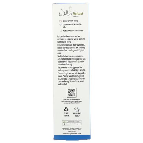 Wally's Natural Ear Candles - Paraffin, Unscented - 12pk - Image 10