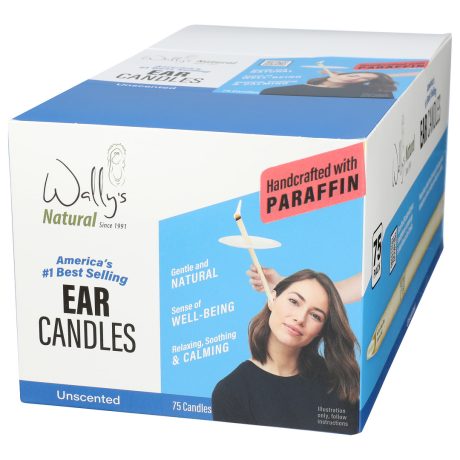 Wally's Natural Ear Candles - Paraffin, Unscented - 75pk - Image 9