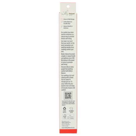 Wally’s Natural Ear Candles - Paraffin, Peppermint– 2pk - Image 5