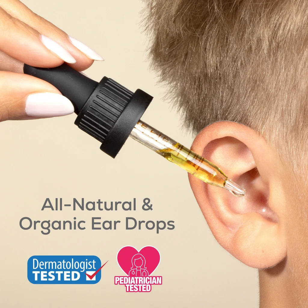 Wally's Natural Kids Organic Ear Oil drops for dry sensitive ears